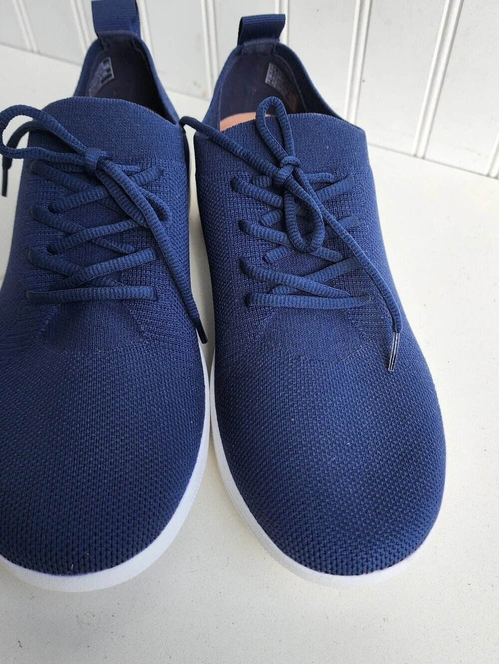 Fitflop F-Sporty Uberknit Sneakers Midnight Navy Blue Women's Lighweight US 10